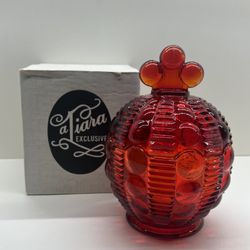 Indiana Glassware Tiara Exclusives Dewdrop Candy Box & Cover