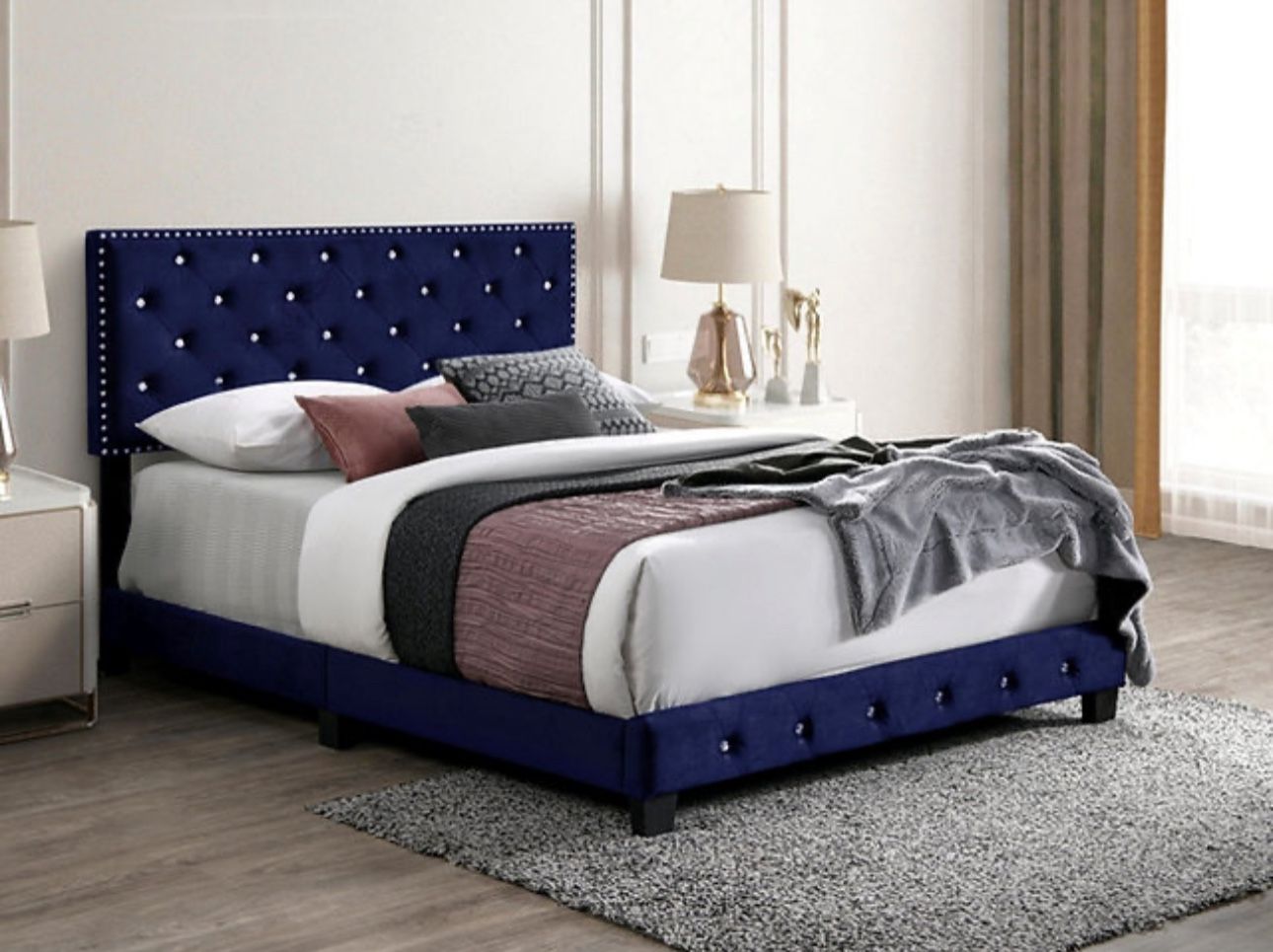 NEW QUEEN AND KING SIZE BED WITH MATTRESS AND FREE DELIVERY 