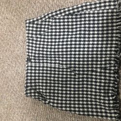 Zara Back And White Skirt 