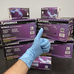 8 Mil Nitrile Exam Glove Powder And Latex Free 50 Pcs Per Box