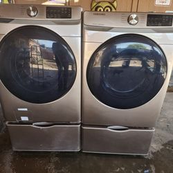 Samsung steam washers and dryer electric 