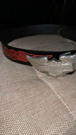 Harley Davidson Belt w/ Vintage (1970) Belt Buckle