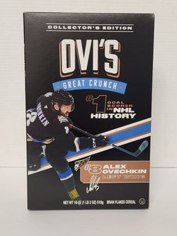Ovis great crunch cereal Alex Ovechkin Washington Capitals