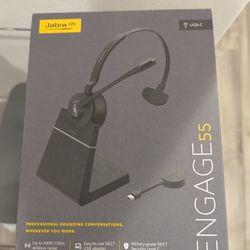  Jabra Engage 55 Mono Wireless Headset (Brand New)