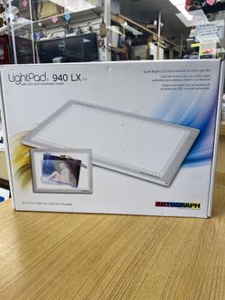 Artograph LightPad 940 LX 17" x 12" Dimmable LED Light Box for Drawing & Tracing Brand new Sealed ZIP code 33487 Highlights 17 x 12-inch illuminated w