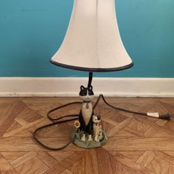 Antique Cat Table Lamp