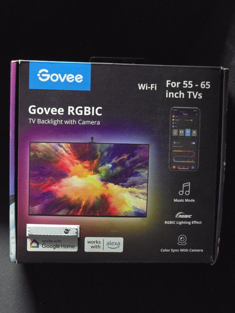 GOVEE RGBIC TV BACKLIGHT WITH CAMERA
