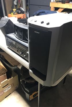 Speakers sub and receiver