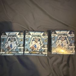 3 Mosaic Panini Football Mega boxes