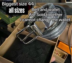 Coach belt comes with wallet