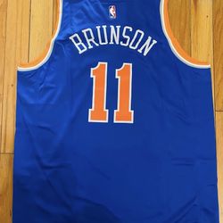 Brunson New York Blue Men Basketball Jersey