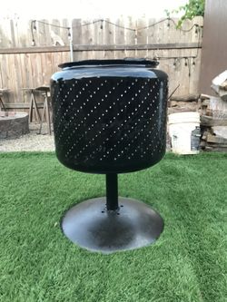 Fire pit and  cooking disc home made and oak wood