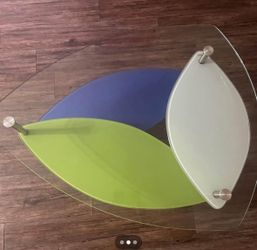 Glass center or side table