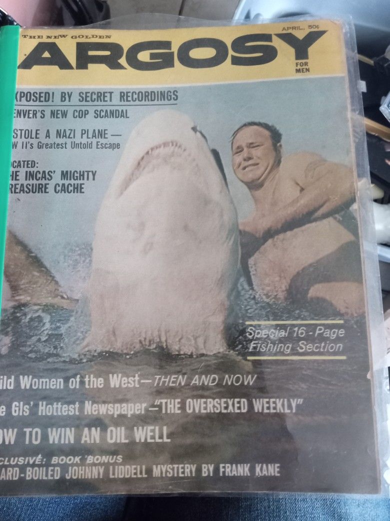 Argosy Magazine April 1962 (4/62) Stole Nazi Plane