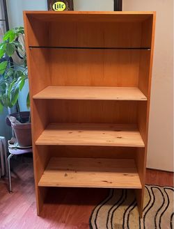 Pick up today / Large Solid Wooden Cabinet / Bookcase with Glass Display Caseload