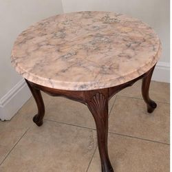 Moving Sale – Marble Top Side Table