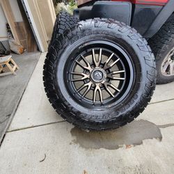 20" Fuel Rims With 37" Tires