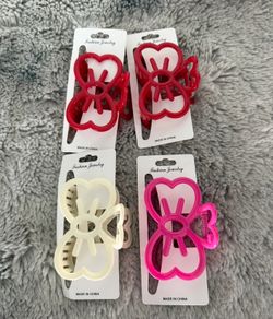Hair clip bows