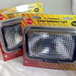 PM  V504HF   4" X 6"   Halogen Flood Light in Polycarbonate Housing  (2 EA)