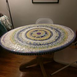 Handmade mosaic dining table for Sale in Brooklyn NY OfferUp