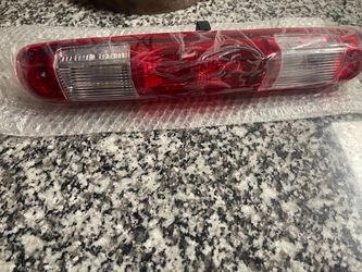 Automotive Tail Light Assembly Red Clear