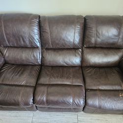 2 Leather Recliners