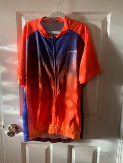 JPOJPO Cycling Jersey Orange & Blue Size 2XL