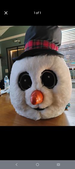 Frosty costume head