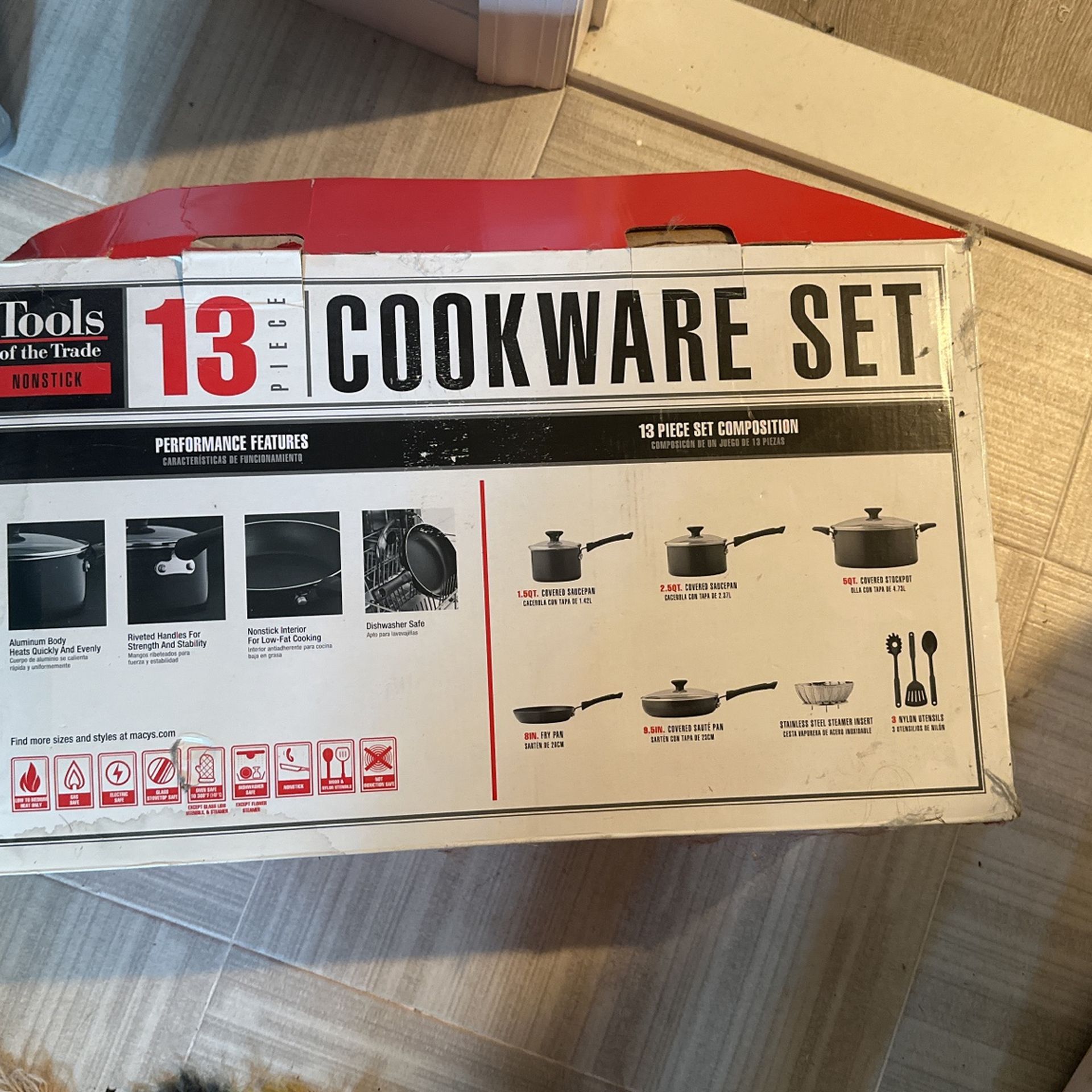 Cookware Set. 13 Piece. Brand New