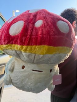 Fluffnest PuffPals Dottie The Red And White Mushroom Plush - NEW