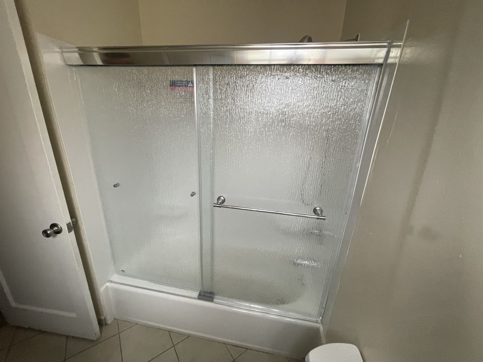 Brand New Shower Doors. Open Box.