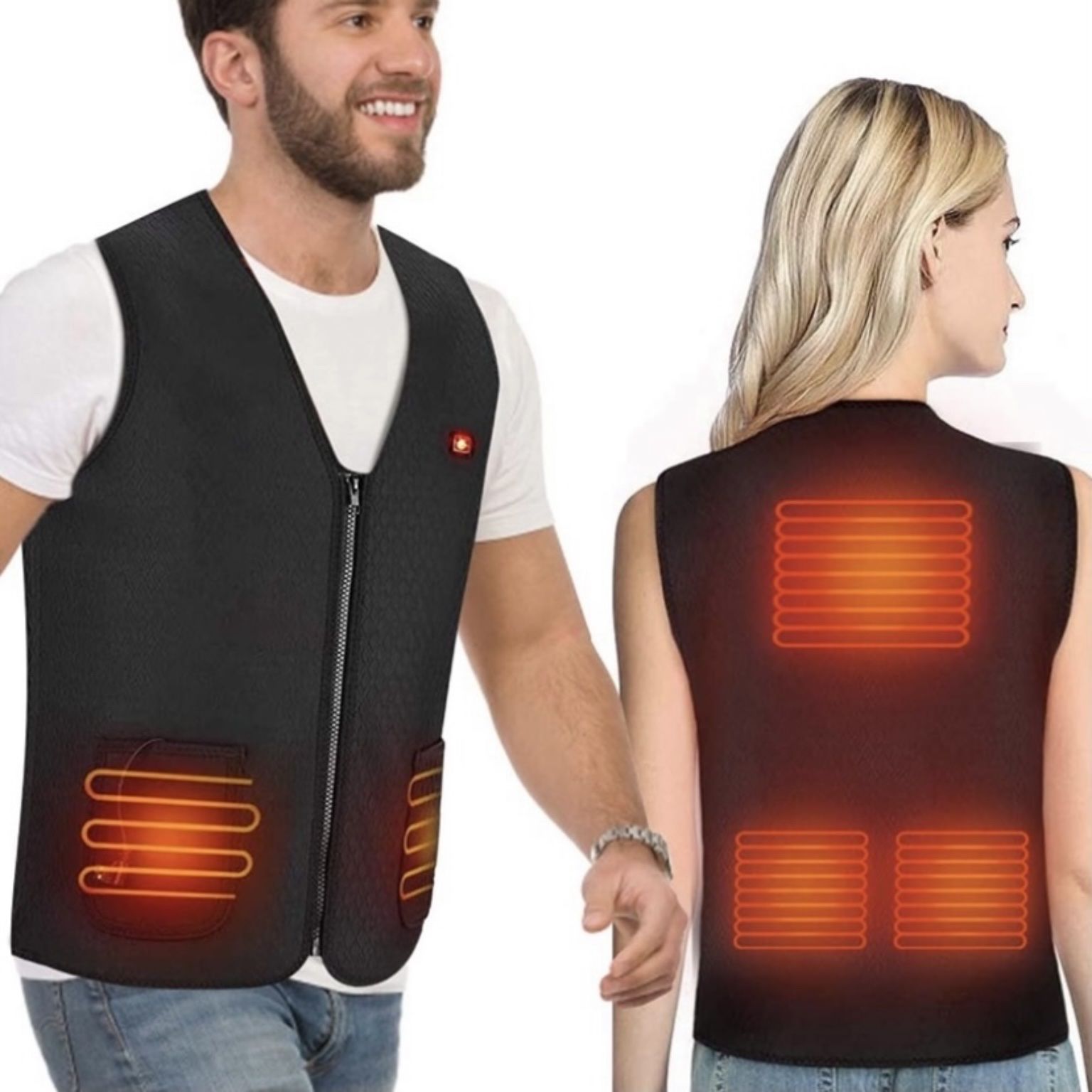 AIPER Portable Heated Vest Heater Heat w/ Battery Pack