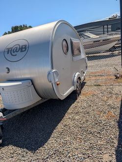 Tab teardrop trailer stainless steel 2005