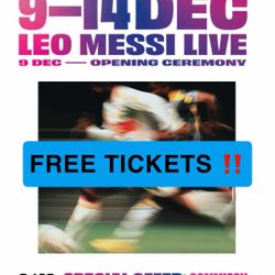Messi Cut Free Tickets 
