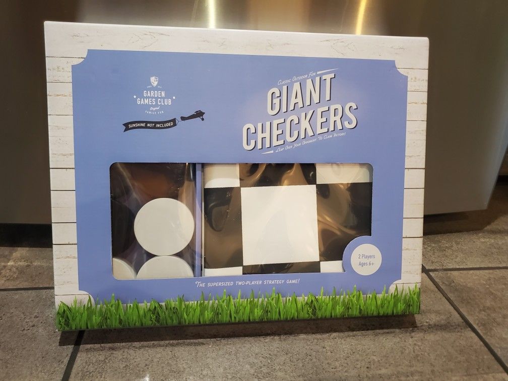 New Giant Checkers Game