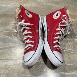 Converse All Star Red Sneakers Shoes Size Men’s 12 / Women’s 14 