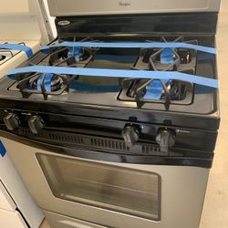 Whirlpool Used Gas Stove Stainless Working Perfectly 4 Months Warranty .