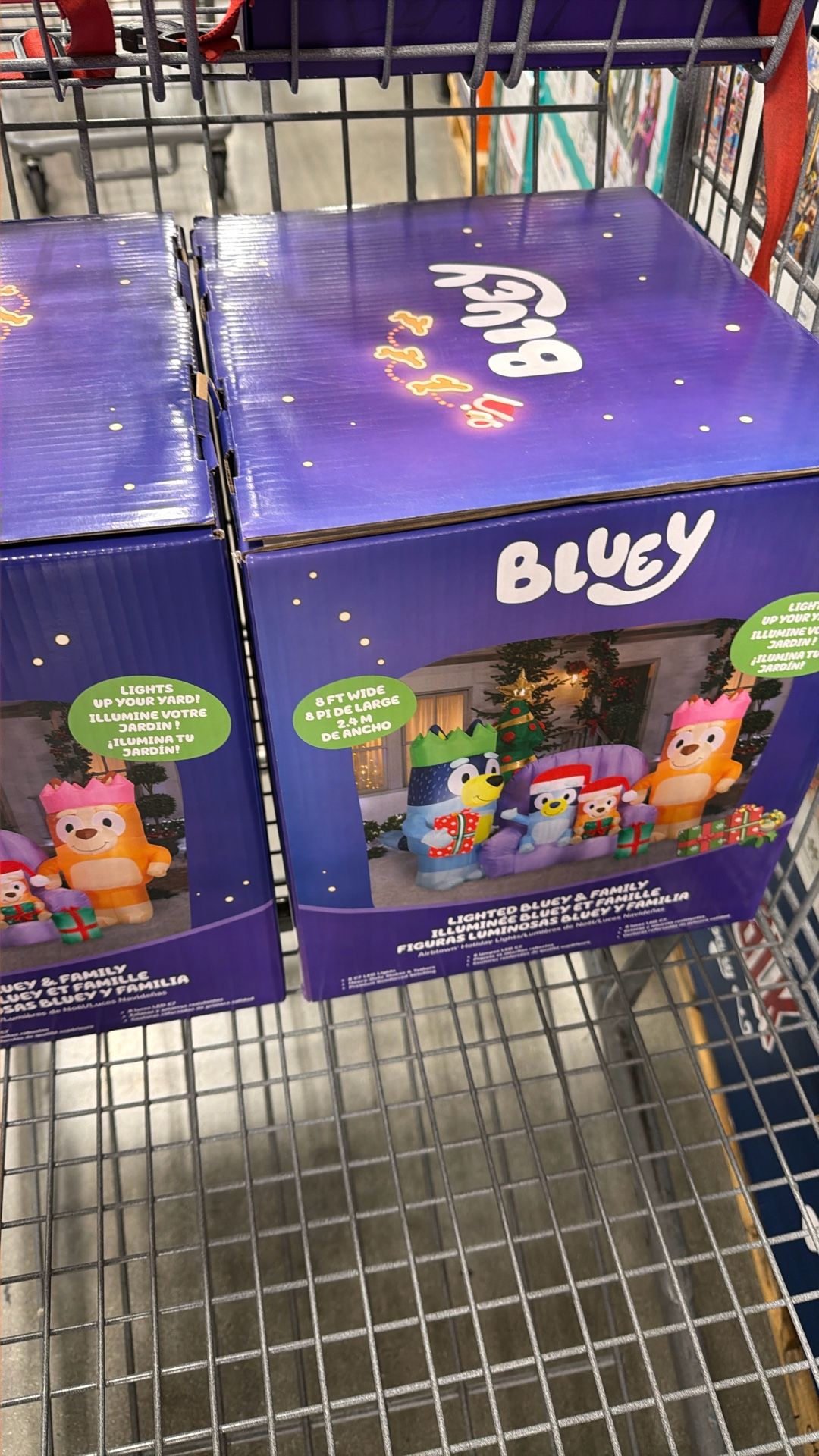 Bluey Family Christmas Inflatable 8ft