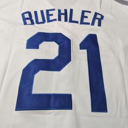 White Dodgers Baseball Jersey 