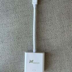 Xcellon Mini DisplayPort / Thunderbolt to DVI Adapter