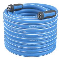 80 ft Kink-Resistant Garden Hose with Tangle-Free Swivel Handles