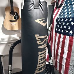 Everlast Punching Bag with Speed Bag 