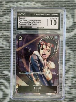 CGC 10 Tashigi (Box Topper) - Paramount War (OP02)