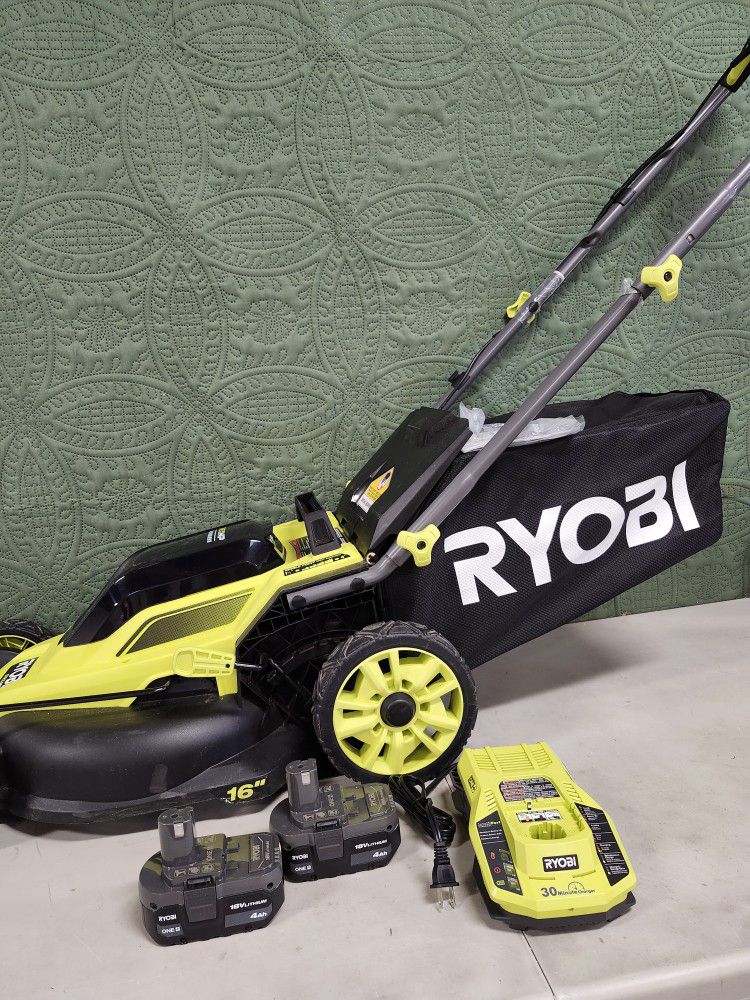 Ryobi 18V Brushless Lawn Mower 