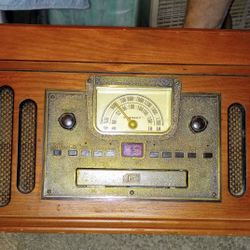 Radio, Cassette Player, And Record Player 