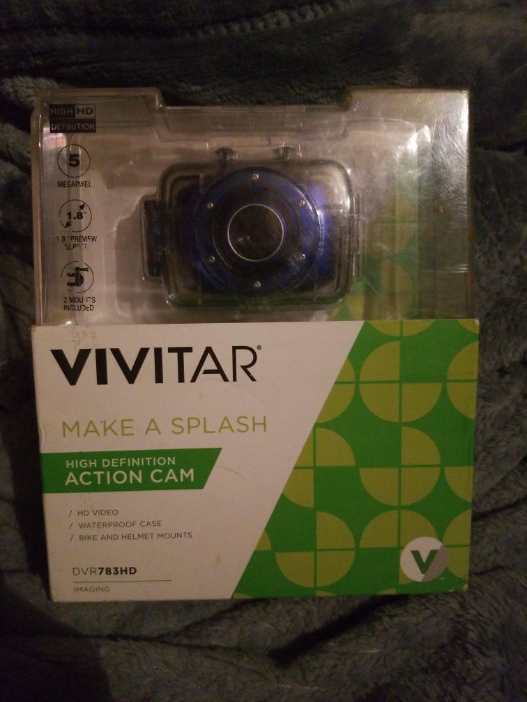 Vivitar Action Camera Blue 720p HD