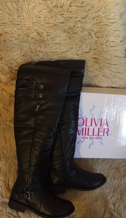 Black Olivia Miller Women's Lafayette Over the knee boots
