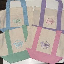 Trader Joe’s mini canvas tote bags