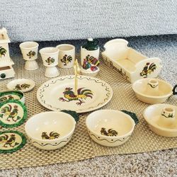 Unique accessory bundle, Metlox, California Provincial dish pieces