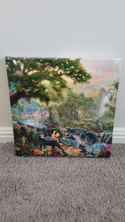 DisneyJungle Book Wrapped Canvas 
